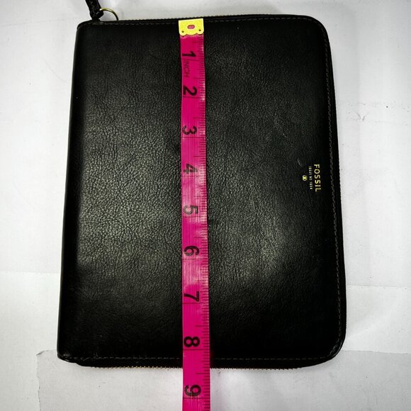 Fossil Genuine Leather Full Zip Mini Ipad Case Cover - Picture 3 of 5